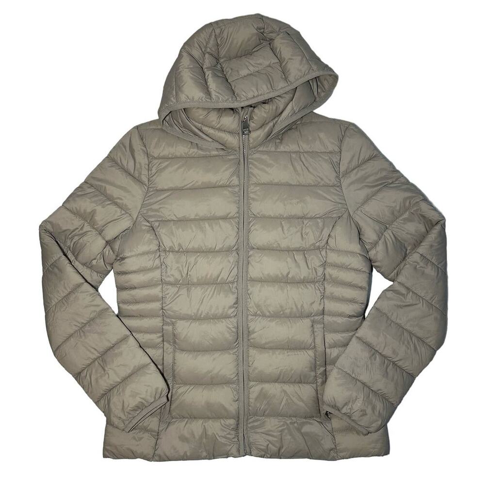 Calvin Klein Woman’s Tan Puffer Jacket Size Small